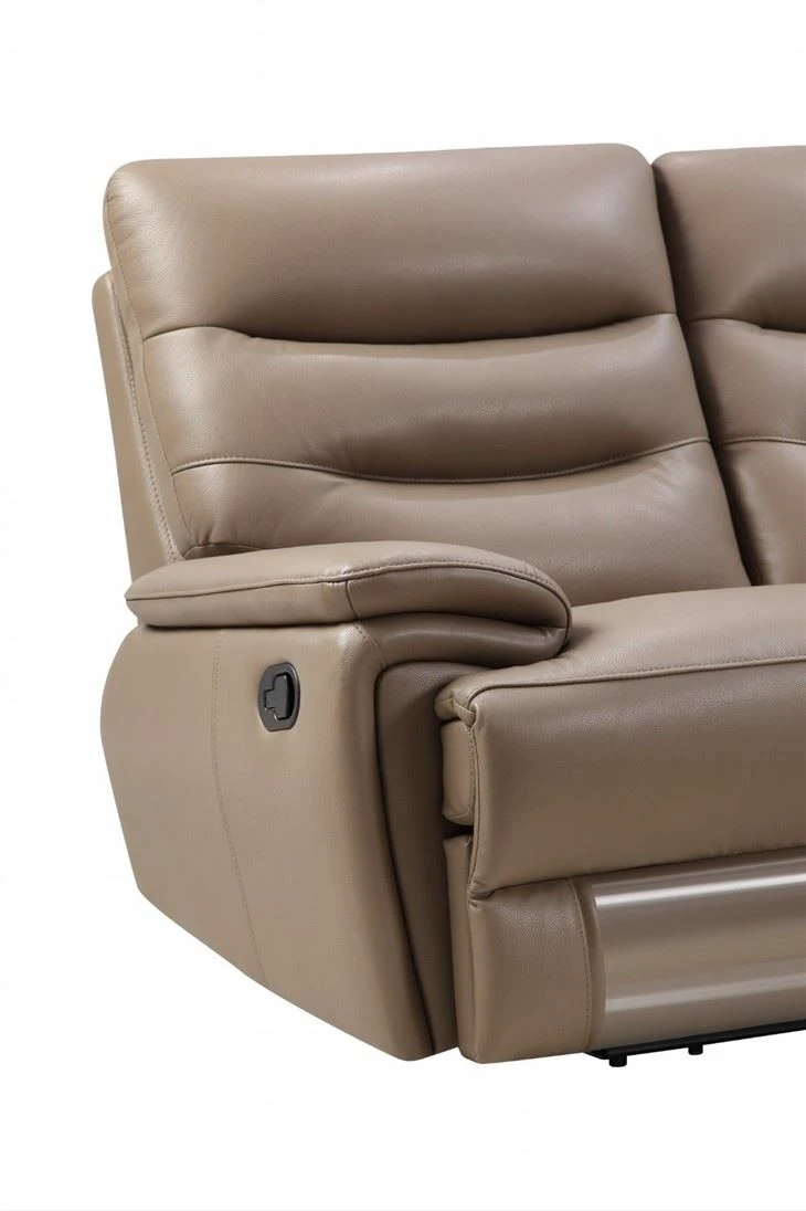 Modern Reclining Leather Sofa Set